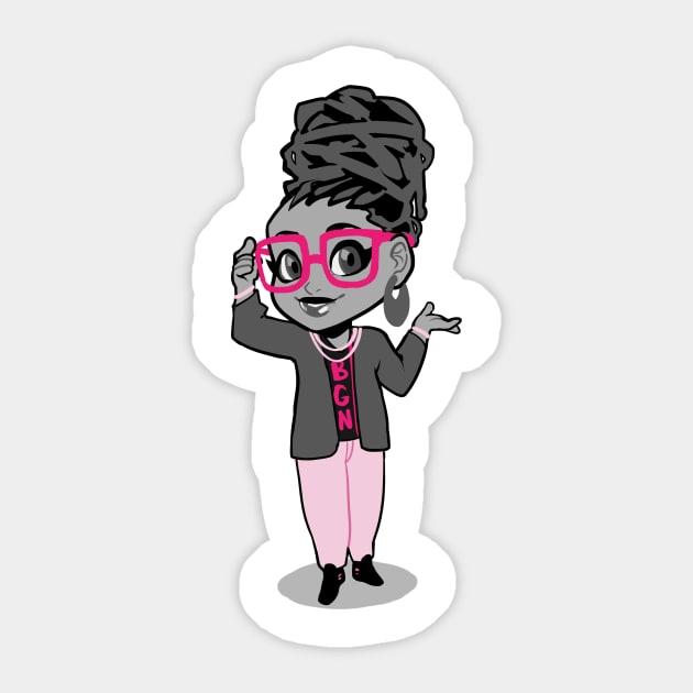 Black Girl Nerds Sticker by BlackGirlNerds